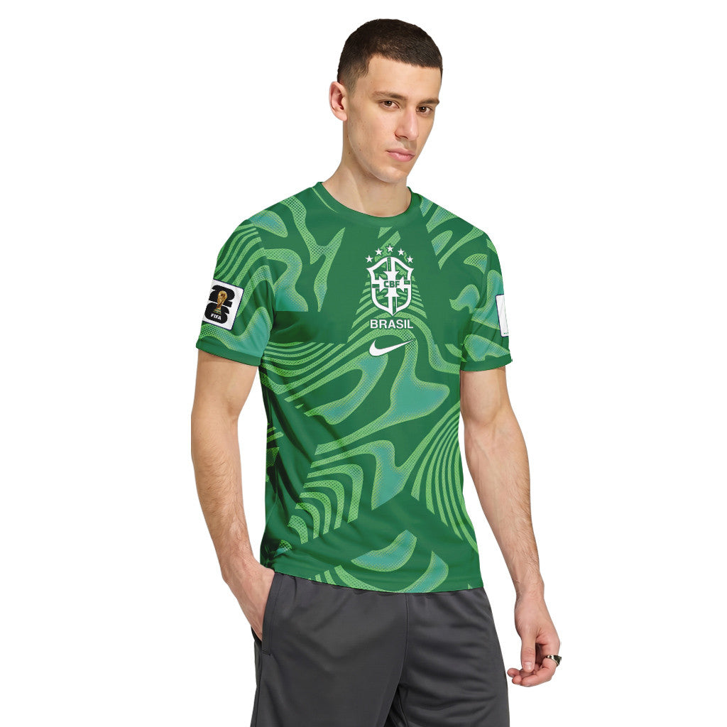 Bento 12 Brazil 2026 World Cup Home Goalkeeper AOP T-Shirt