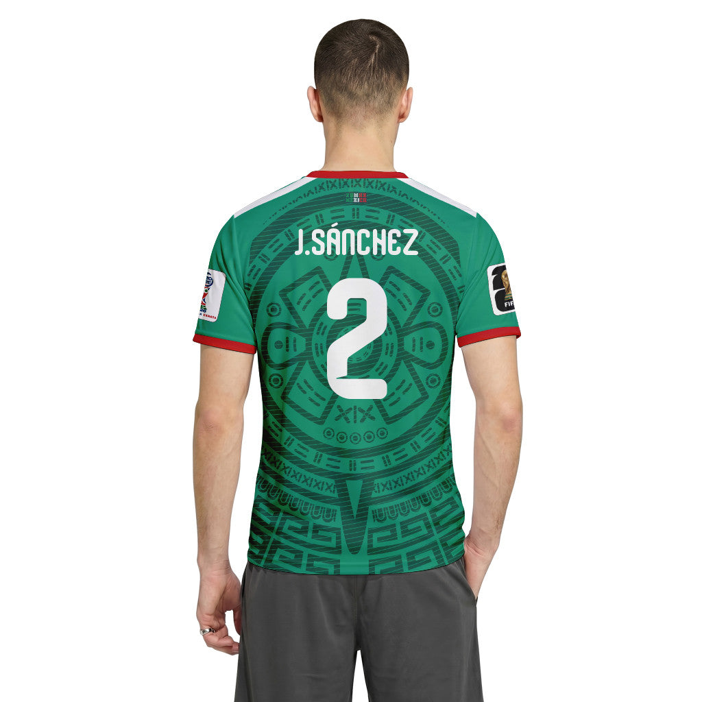 Jorge S?nchez 2 AOP T-Shirt 2026 World Cup Mexico Home