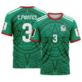 C?sar Montes 3 AOP T-Shirt 2026 World Cup Mexico Home