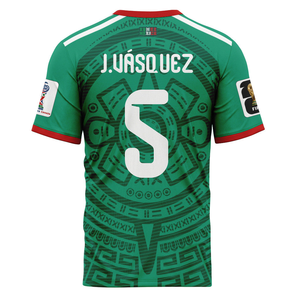 Johan V?squez 5 AOP T-Shirt 2026 World Cup Mexico Home