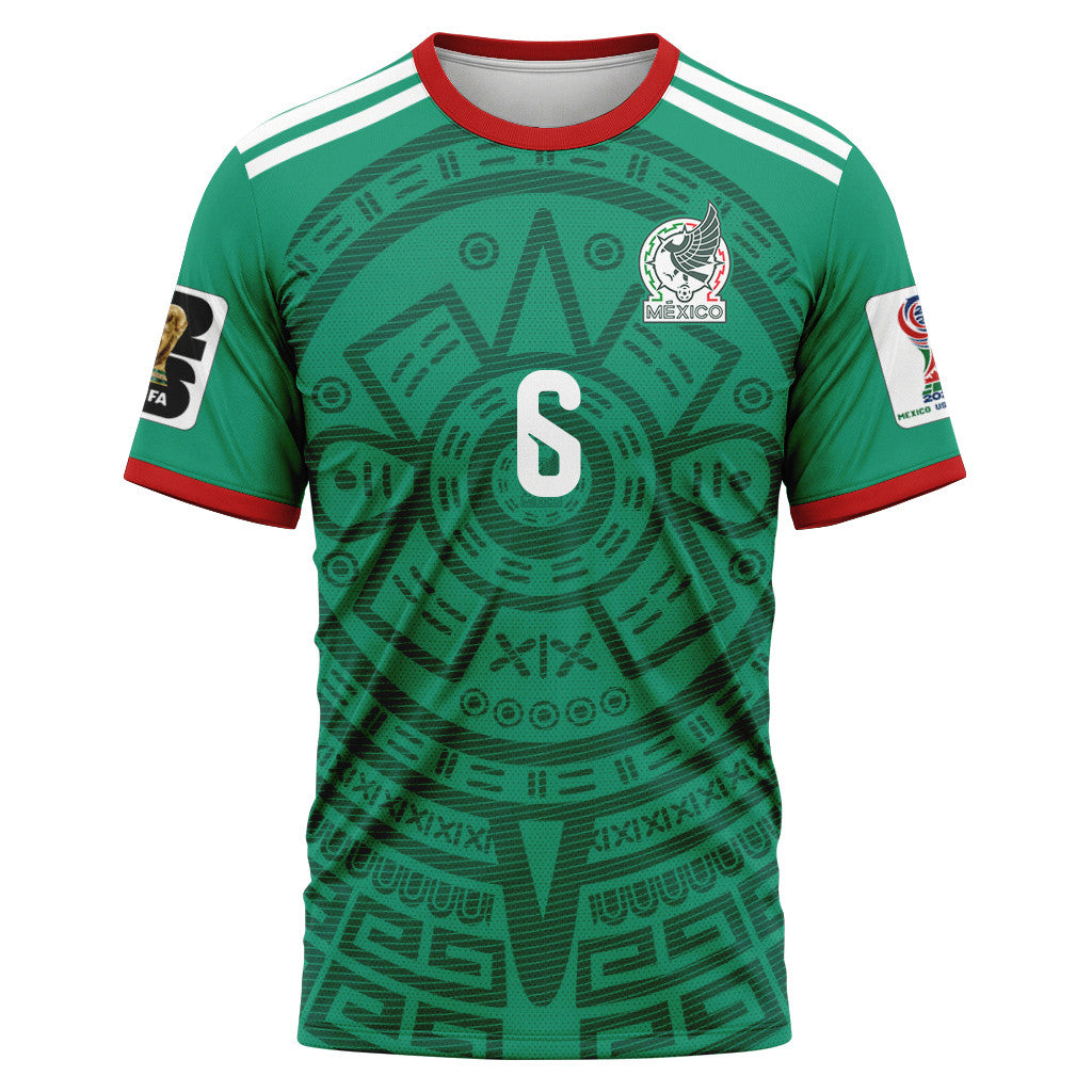 Gerardo Arteaga 6 AOP T-Shirt 2026 World Cup Mexico Home