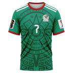 Luis Ch?vez 7 AOP T-Shirt 2026 World Cup Mexico Home