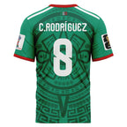 Carlos Rodr?guez 8 AOP T-Shirt 2026 World Cup Mexico Home