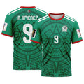 Ra?l Jim?nez 9 AOP T-Shirt 2026 World Cup Mexico Home