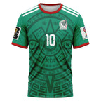 Alexis Vega 10 AOP T-Shirt 2026 World Cup Mexico Home