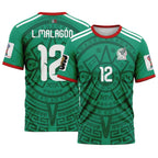 Luis Malag?n 12 AOP T-Shirt 2026 World Cup Mexico Home