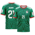 Henry Mart?n 21 AOP T-Shirt 2026 World Cup Mexico Home