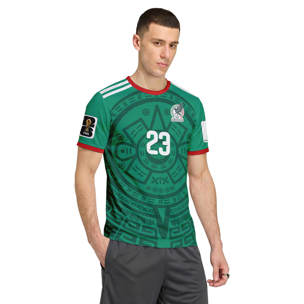 Jes?s Gallardo 23 AOP T-Shirt 2026 World Cup Mexico Home