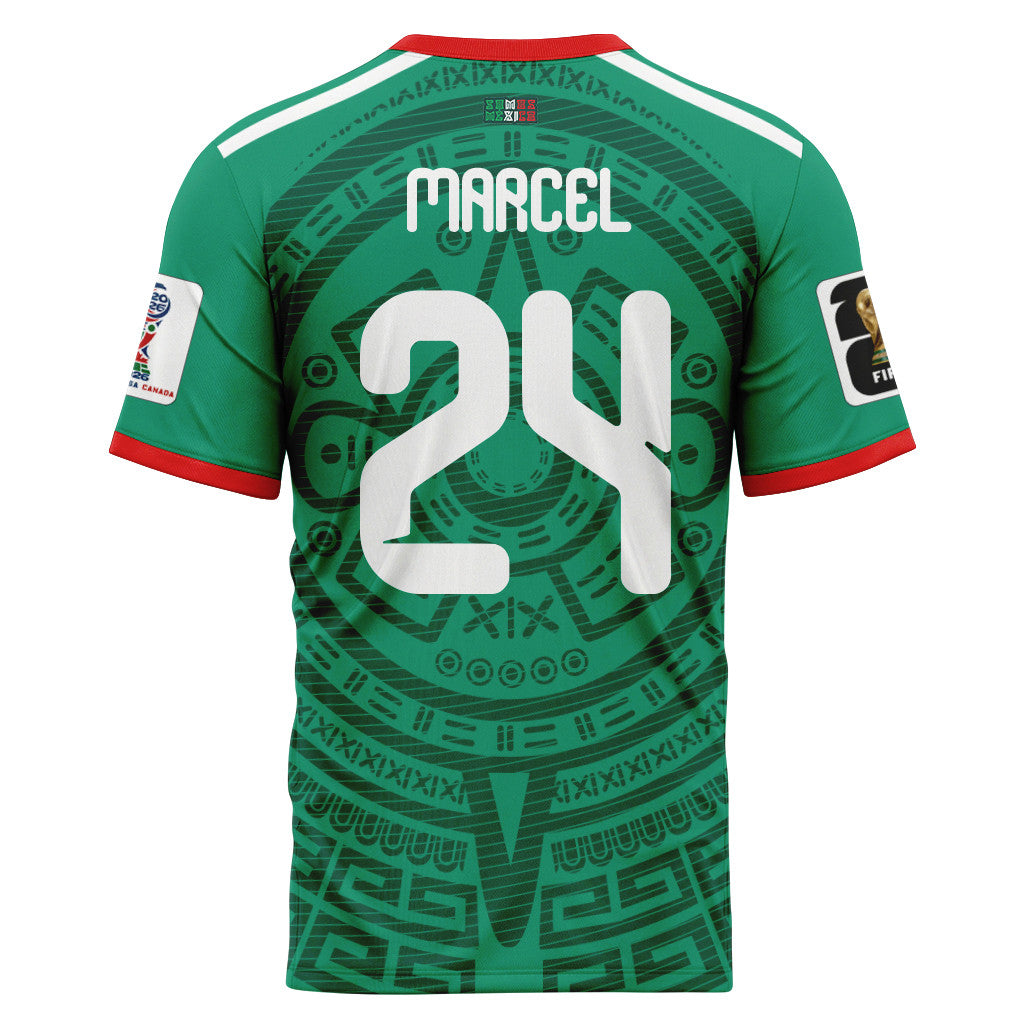 Marcel Ruiz 24 AOP T-Shirt 2026 World Cup Mexico Home
