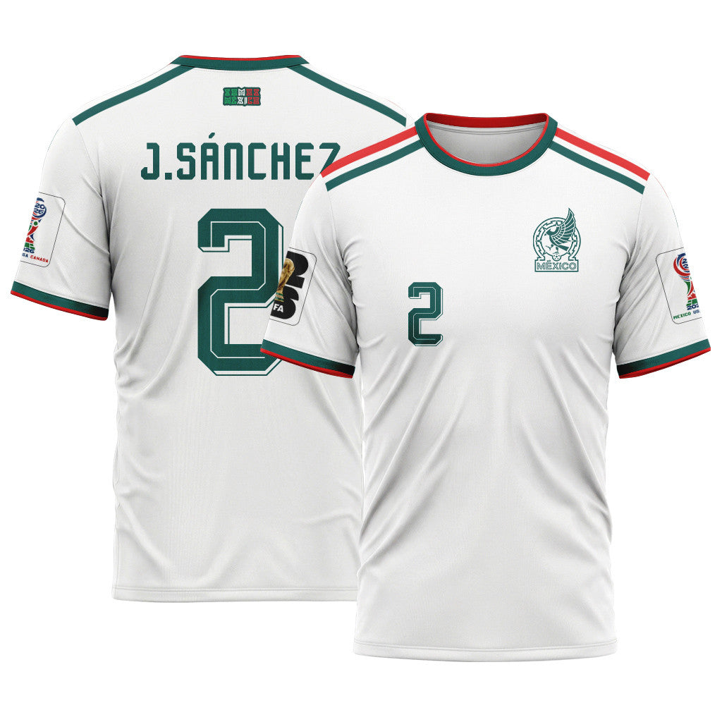 Jorge S?nchez 2 AOP T-Shirt 2026 World Cup Mexico Away