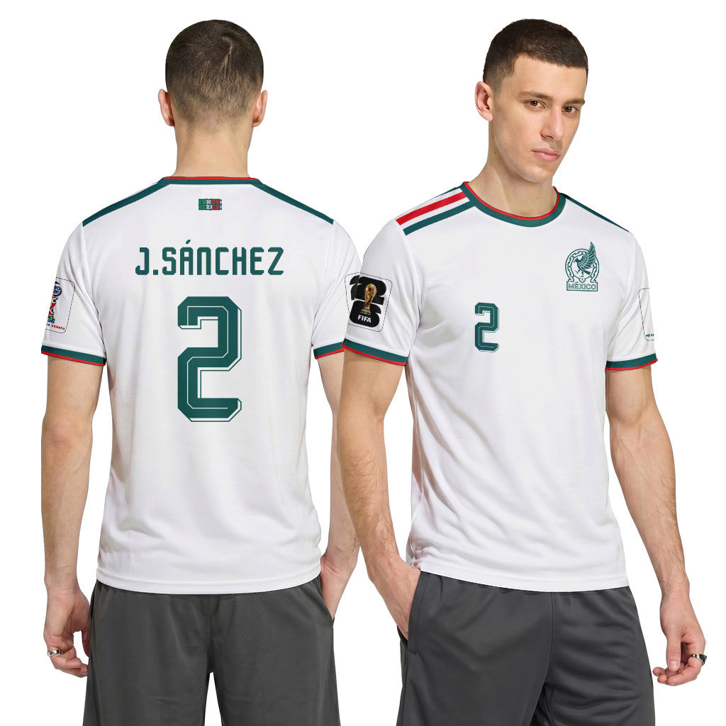 Jorge S?nchez 2 AOP T-Shirt 2026 World Cup Mexico Away