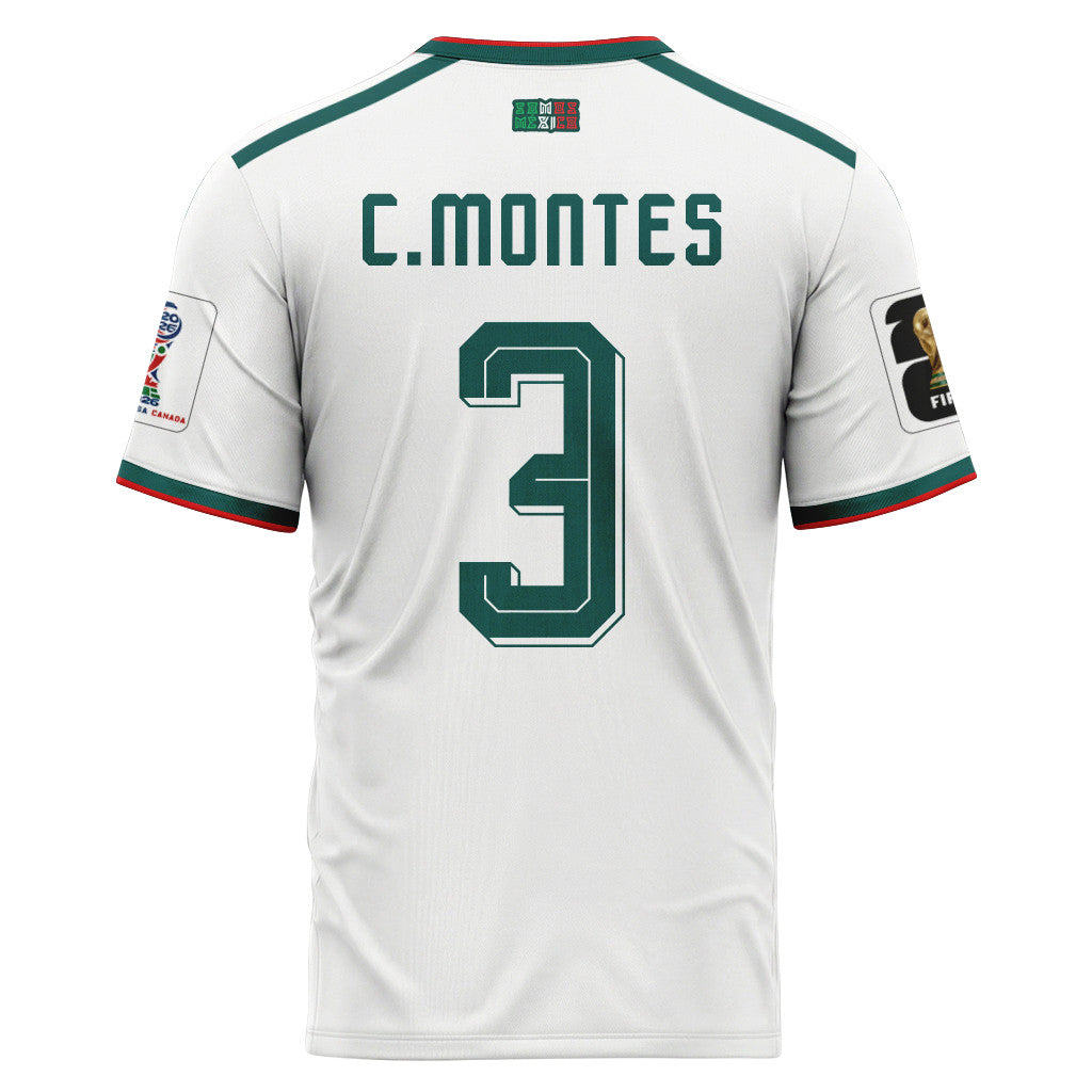 C?sar Montes 3 AOP T-Shirt 2026 World Cup Mexico Away