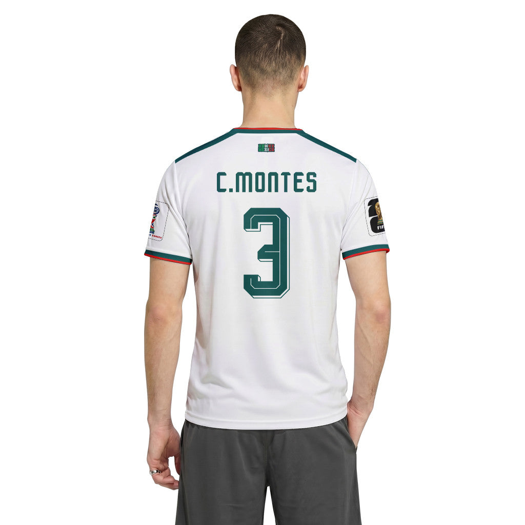 C?sar Montes 3 AOP T-Shirt 2026 World Cup Mexico Away