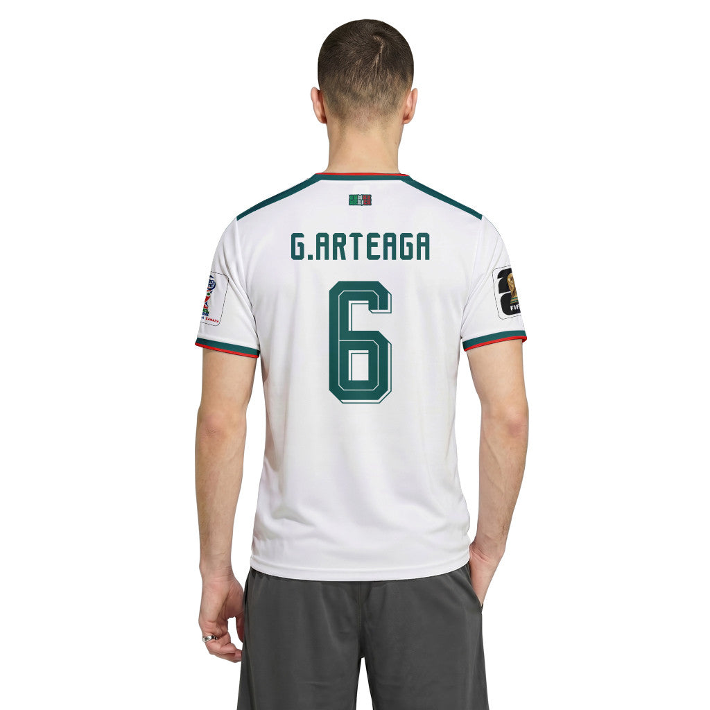 Gerardo Arteaga 6 AOP T-Shirt 2026 World Cup Mexico Away
