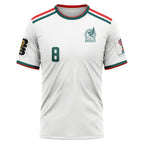 Carlos Rodr?guez 8 AOP T-Shirt 2026 World Cup Mexico Away