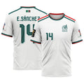 Erick S?nchez 14 AOP T-Shirt 2026 World Cup Mexico Away