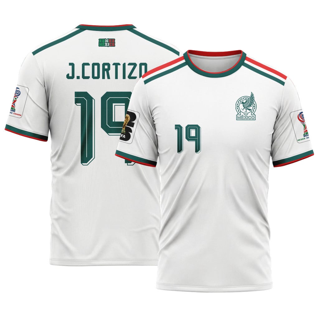 Jordi Cortizo 19 AOP T-Shirt 2026 World Cup Mexico Away
