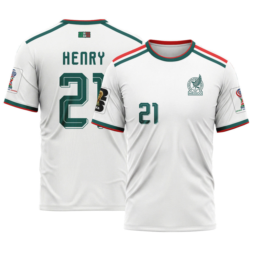 Henry Mart?n 21 AOP T-Shirt 2026 World Cup Mexico Away