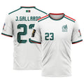 Jes?s Gallardo 23 AOP T-Shirt 2026 World Cup Mexico Away
