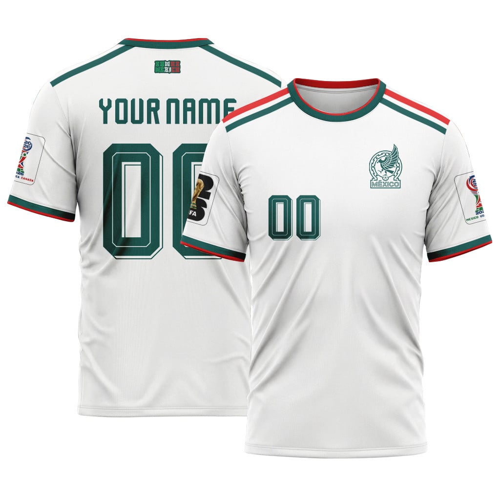 Mexico AOP T-Shirt 2026 World Cup Away Personalized