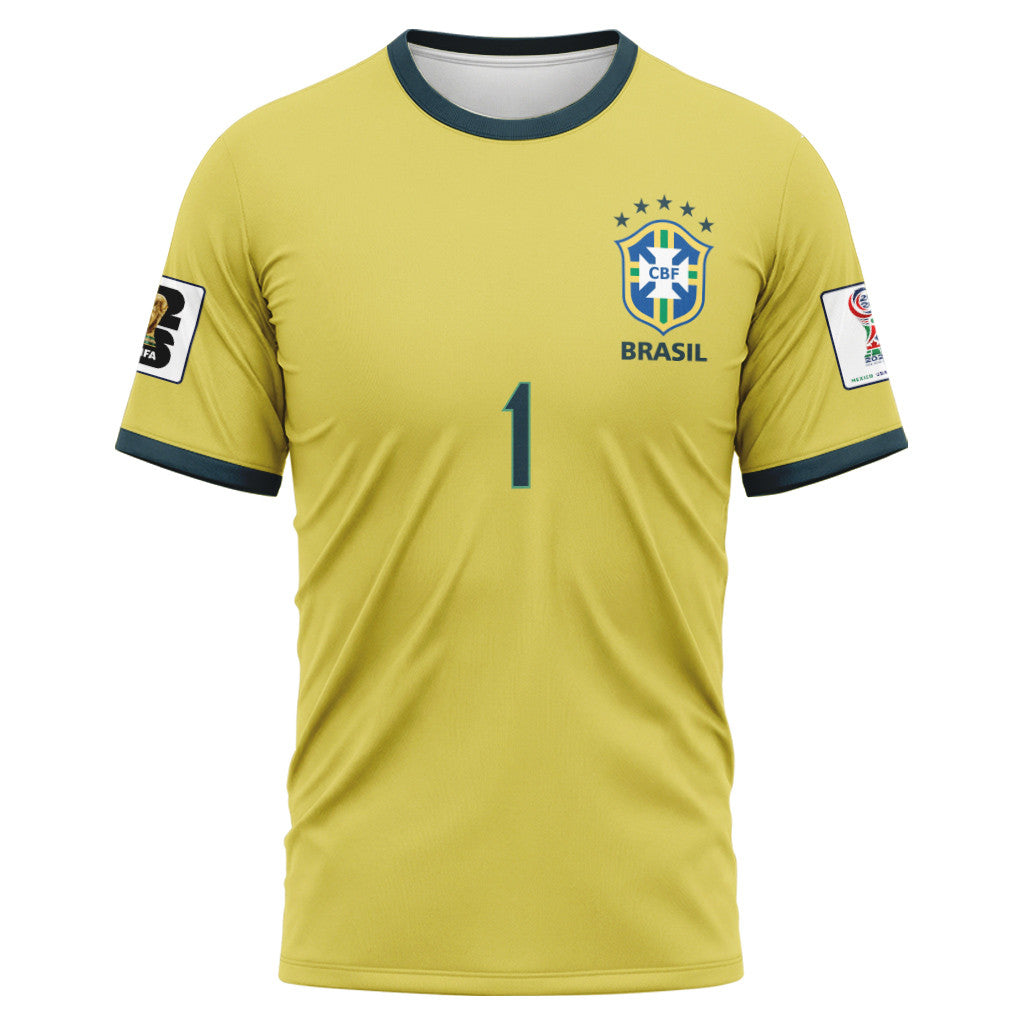Alisson 1 2026 World Cup Brazil Home AOP T-Shirt