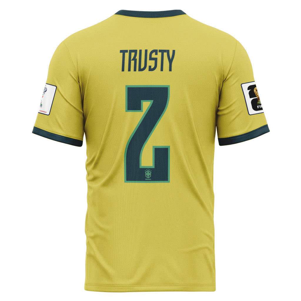 Danilo 2 2026 World Cup Brazil Home AOP T-Shirt