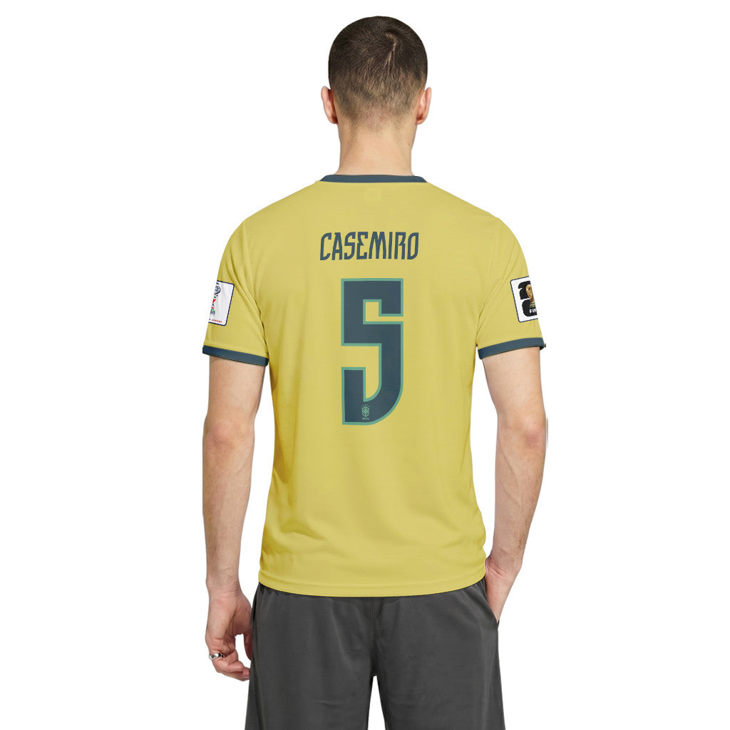 Casemiro 5 2026 World Cup Brazil Home AOP T-Shirt