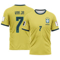 Vini Jr 7 2026 World Cup Brazil Home AOP T-Shirt