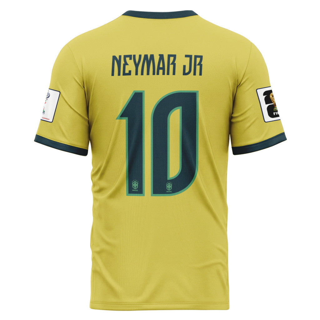 Neymar Jr 10 2026 World Cup Brazil Home AOP T-Shirt