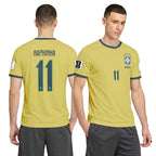 Raphinha 11 2026 World Cup Brazil Home AOP T-Shirt