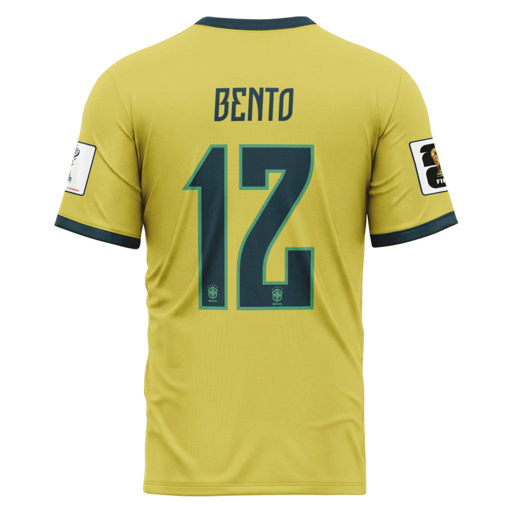 Bento 12 2026 World Cup Brazil Home AOP T-Shirt