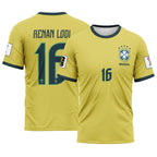 Renan Lodi 16 2026 World Cup Brazil Home AOP T-Shirt