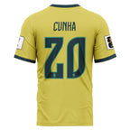 Cunha 20 2026 World Cup Brazil Home AOP T-Shirt