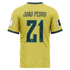 Jo?o Pedro 21 2026 World Cup Brazil Home AOP T-Shirt