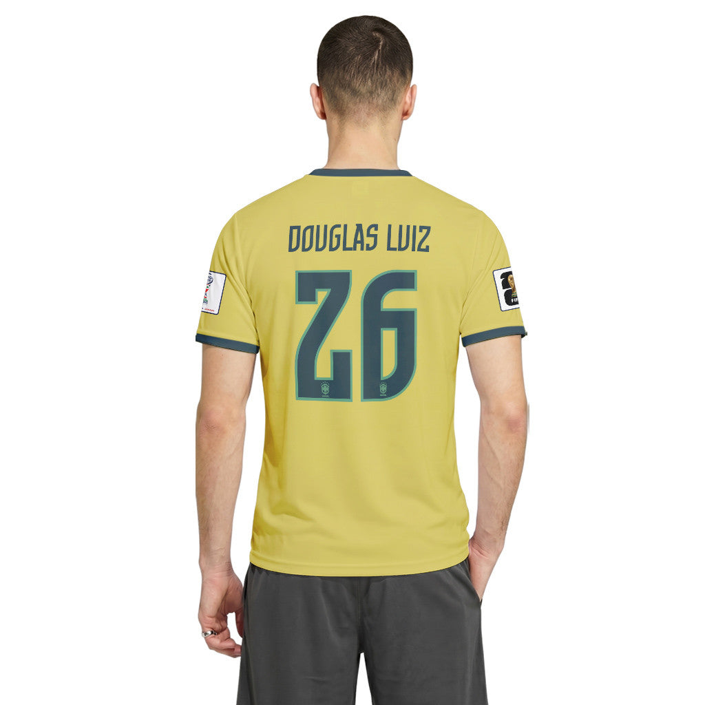 Douglas Luiz 26 2026 World Cup Brazil Home AOP T-Shirt