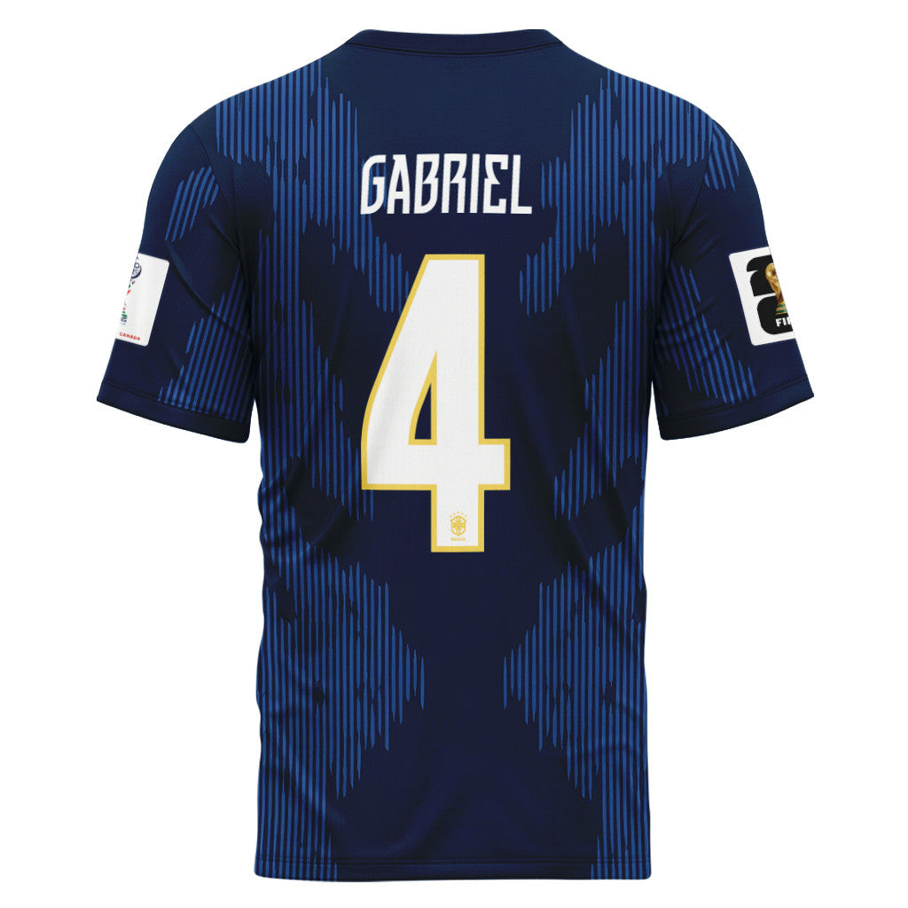 Gabriel 4 AOP T-Shirt 2026 World Cup Brazil Away