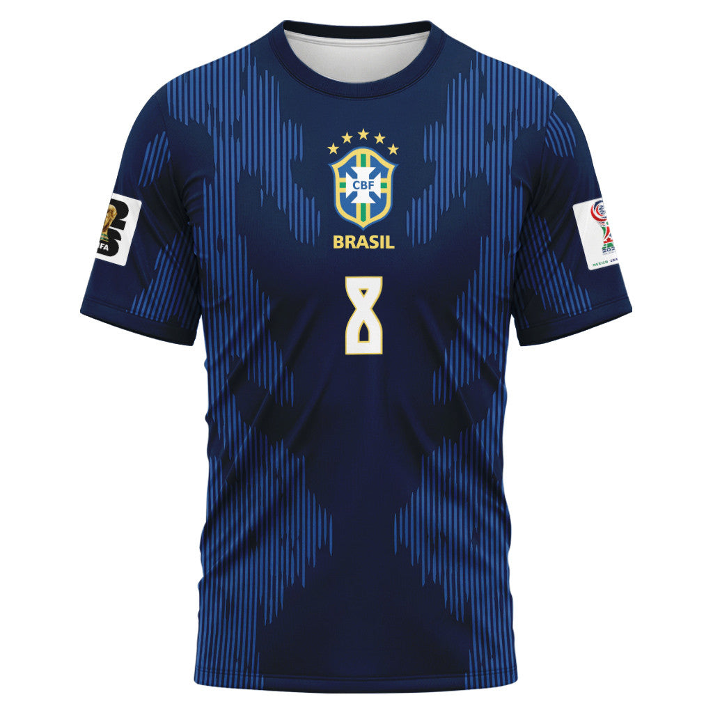 Bruno G 8 AOP T-Shirt 2026 World Cup Brazil Away