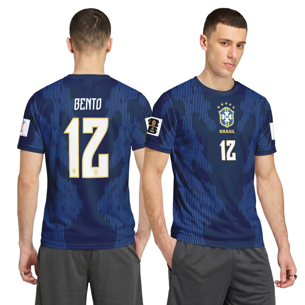 Bento 12 AOP T-Shirt 2026 World Cup Brazil Away