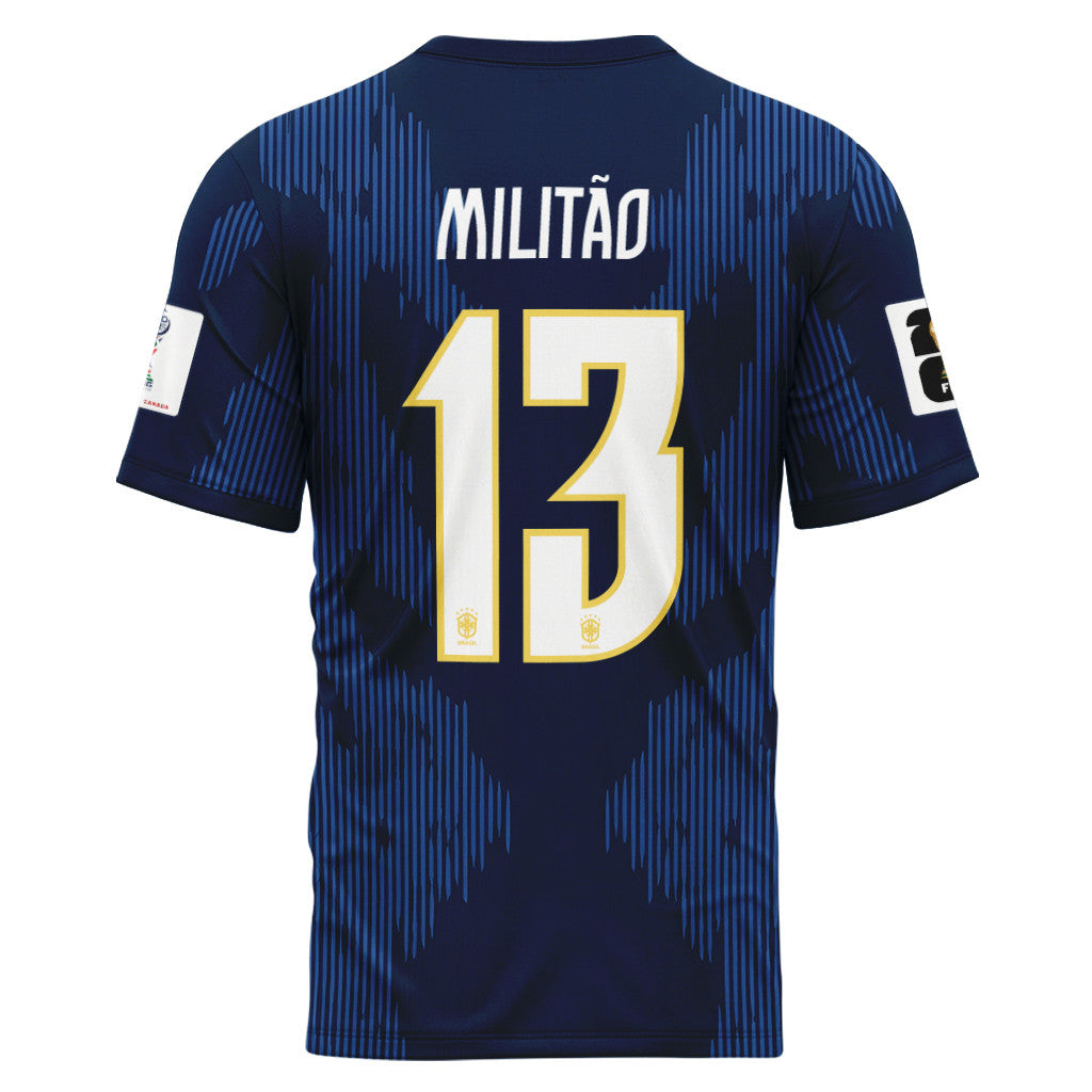Milit?o 13 AOP T-Shirt 2026 World Cup Brazil Away