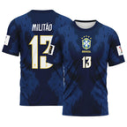 Milit?o 13 AOP T-Shirt 2026 World Cup Brazil Away