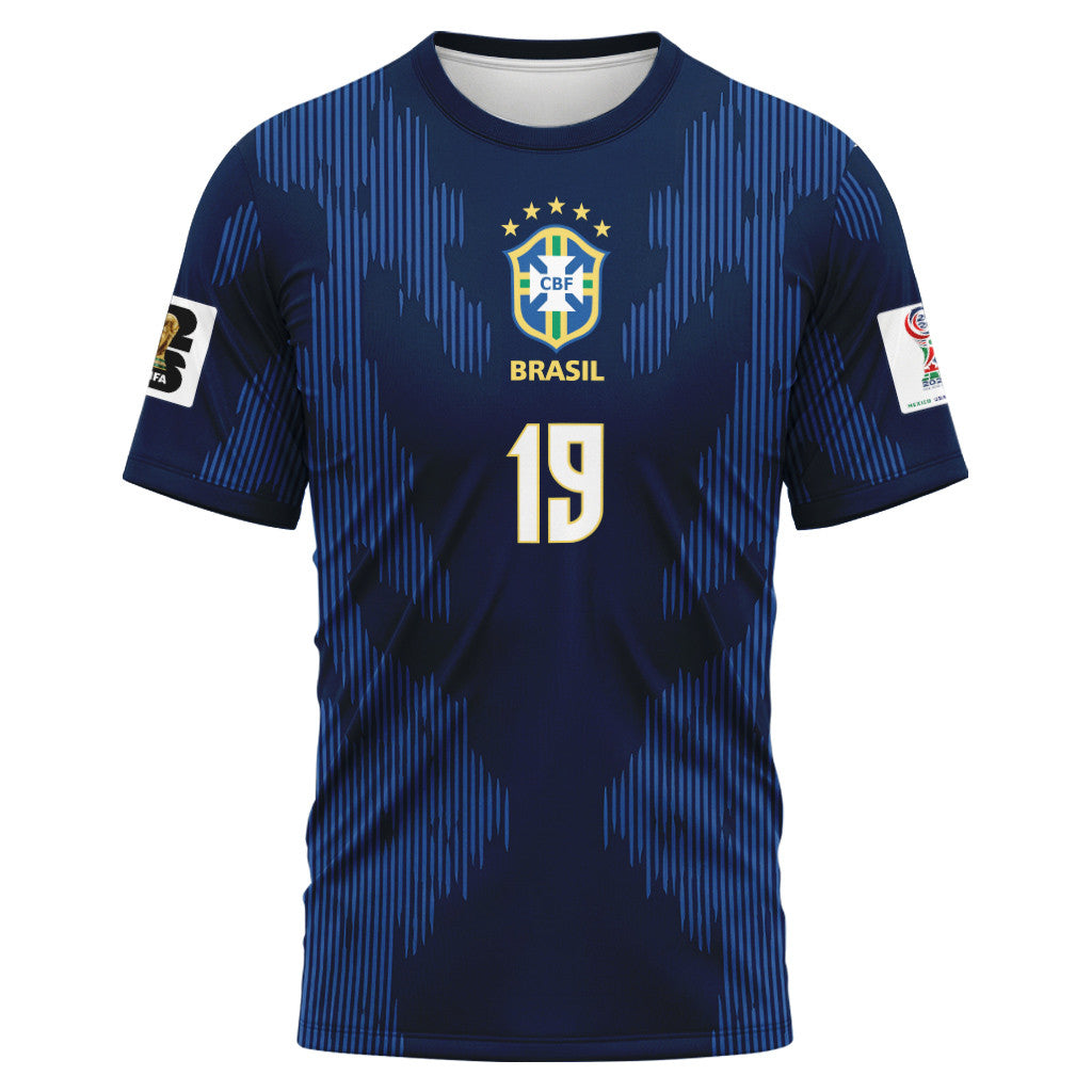 Savinho 19 AOP T-Shirt 2026 World Cup Brazil Away