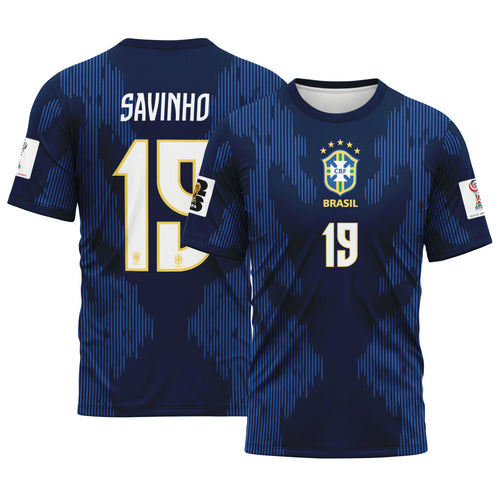 Savinho 19 AOP T-Shirt 2026 World Cup Brazil Away