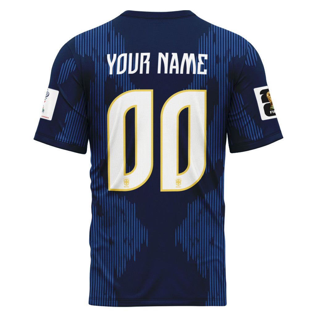 Brazil 2026 World Cup Away Personalized AOP T-Shirt