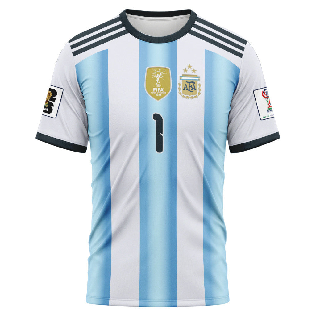 Martinez 1 AOP T-Shirt 2026 World Cup Argentina Home