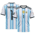 Martinez 1 AOP T-Shirt 2026 World Cup Argentina Home