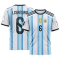 Lisandro 6 AOP T-Shirt 2026 World Cup Argentina Home