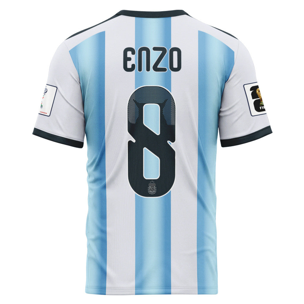 Enzo 8 AOP T-Shirt 2026 World Cup Argentina Home