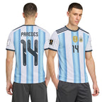 Paredes 14 AOP T-Shirt 2026 World Cup Argentina Home