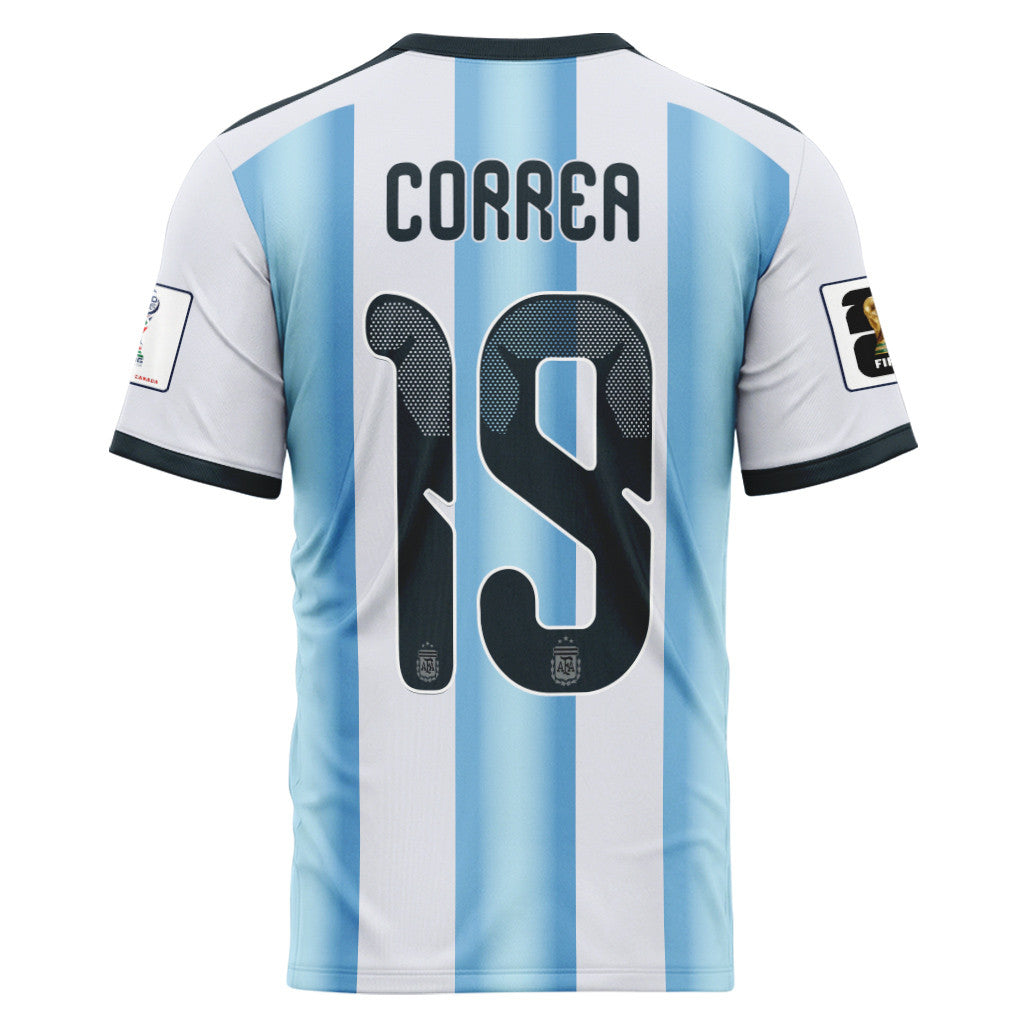 Correa 19 AOP T-Shirt 2026 World Cup Argentina Home