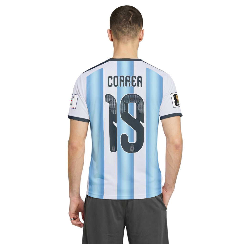 Correa 19 AOP T-Shirt 2026 World Cup Argentina Home